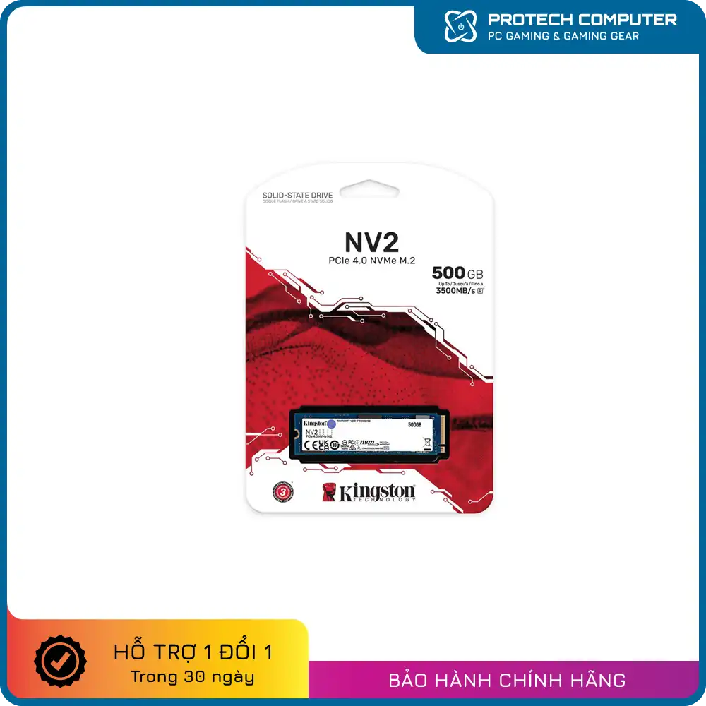 Ổ cứng SSD Kingston NV2 500GB PCIe 4.0 x4 NVMe M.2